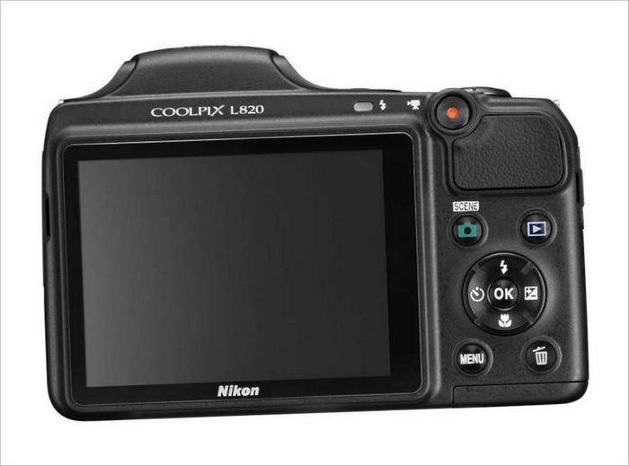 Nikon COOLPIX L820 compact camera - direct display