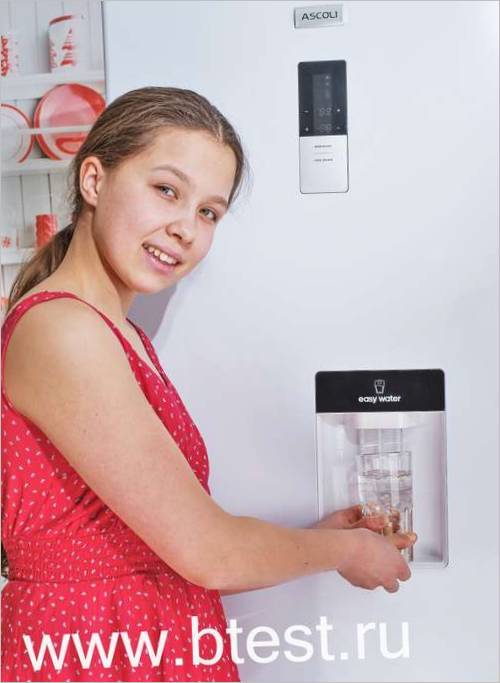 Ascoli fridge - dispenser