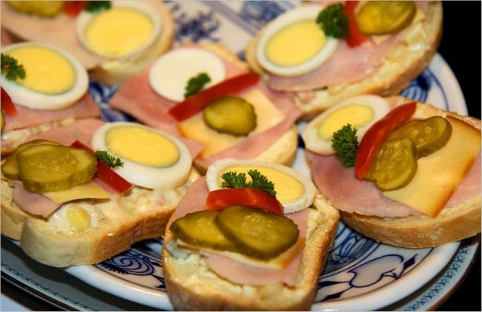 Polish sandwiches
