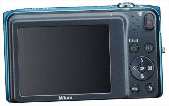 Nikon COOLPIX S3500 compact camera - display