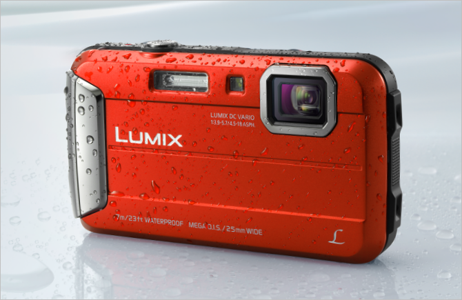 LUMIX DMC-FT25 compact digital camera - silver